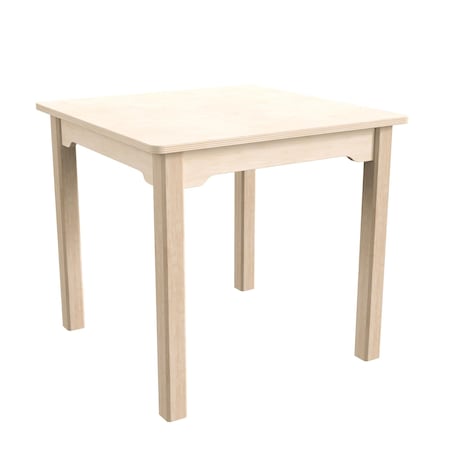 Flash Furniture 23.5 in W, 23.5 in L, 21.25 in H, Beechwood, Birch Plywood, Beech MK-ME088009-GG